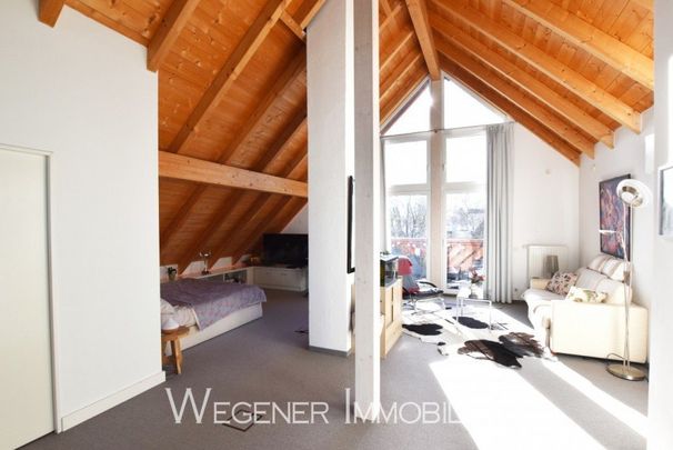 ***Pauschalmiete / Vollmöblierte Loftwohnung mit großzügigem Süd-Balkon in Waldtrudering!*** - Photo 1