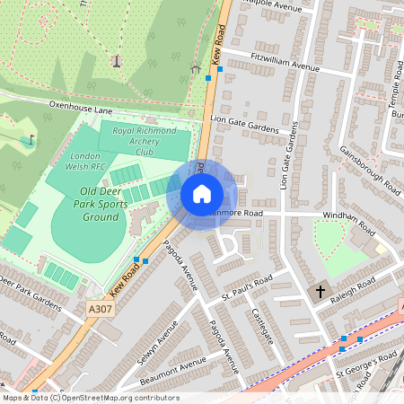 Beaufort Lodge, 168 Kew Road, Kew, Richmond, Surrey TW9