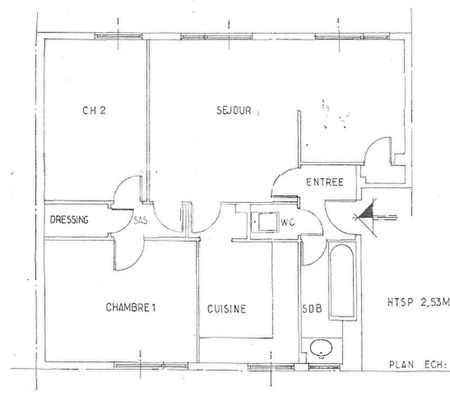 Location Appartement 3 pièces 57m² - Photo 5