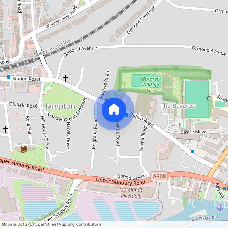 Station Road, Hampton, TW12, London