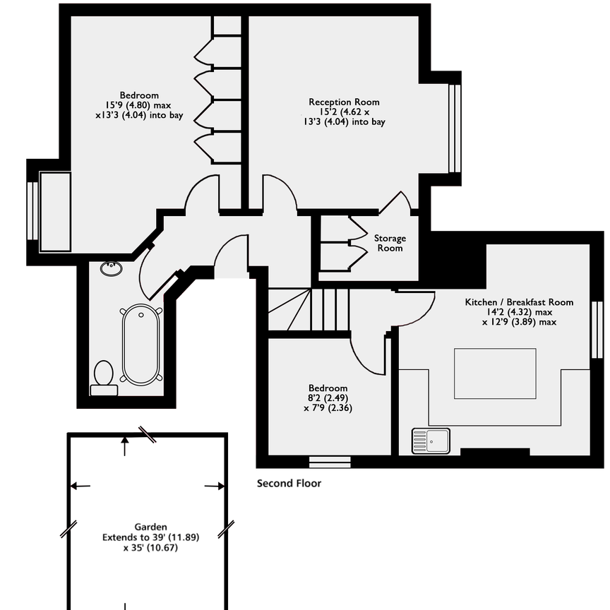 Spacious 2 Bedroom Flat to rent in Tooting Broadway, SW17 - Photo 1