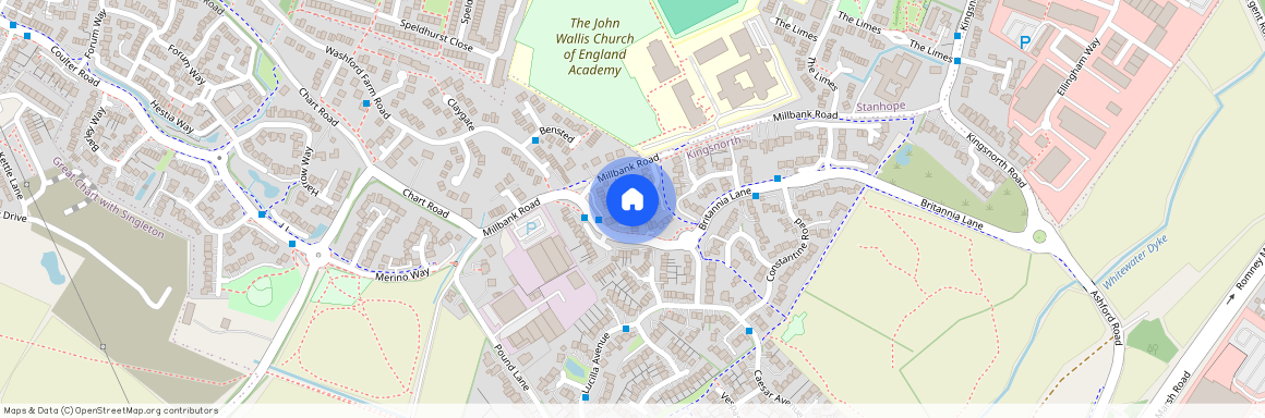 Augustus Walk, ASHFORD