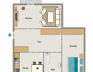 Heinrich-Lersch-Straße 6B, 45699 Herten - Photo 1