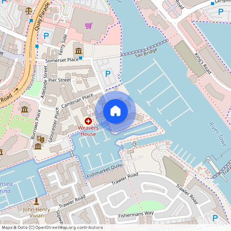 Pocketts Wharf, Maritime Quarter, Swansea, SA1