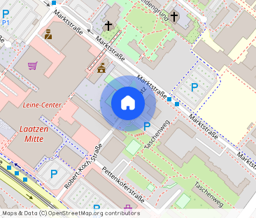 Laatzen, schöne Möblierung, 1 Zimmer Wohnung mit Balkon, 15 Min. zu... - Photo 1