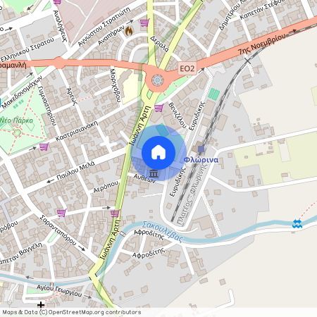 Βενιζέλου Ελευθερίου, Φλώρινα Ελλάδα, 53100, Άγιος Γεώργιος - Σταθμός (Φλώρινα)