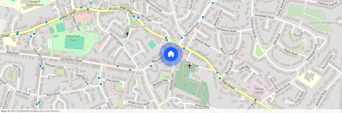 Paulfield Court, Swadlincote, Derbyshire, DE11