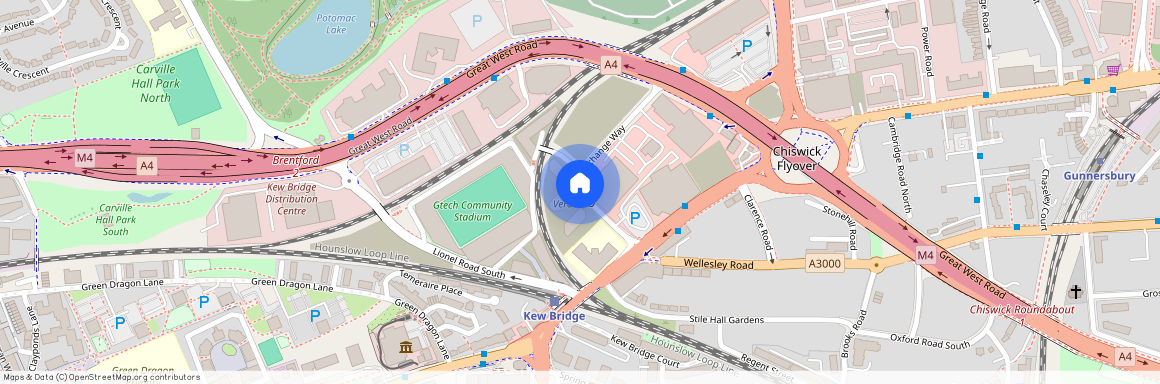Kew Curve, Capital Interchange Way, Brentford, TW8