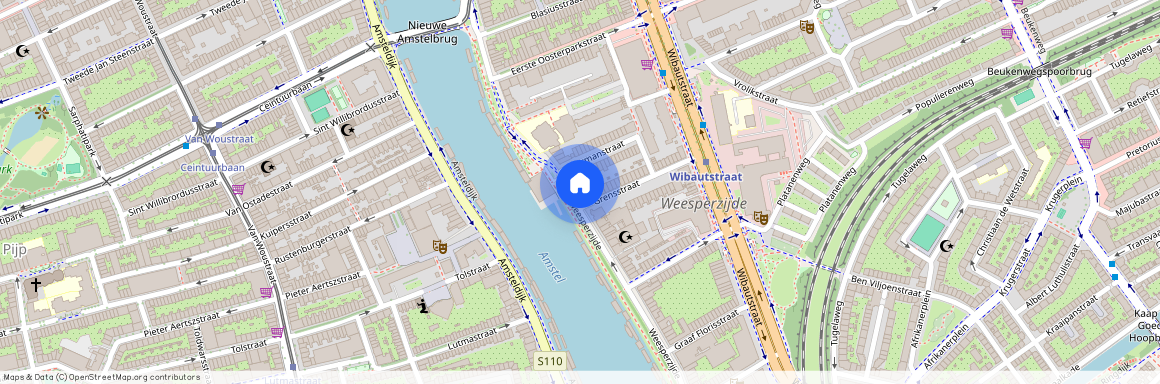 Weesperzijde 68-2, Weesperzijde-Midden/Zuid, 1091EH, Amsterdam