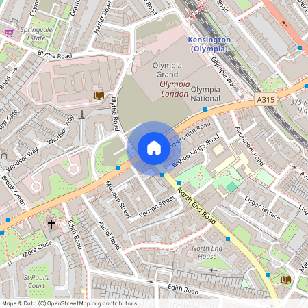Olympus Apartments, 81a Hammersmith Road, Kensington Olympia, London, W14