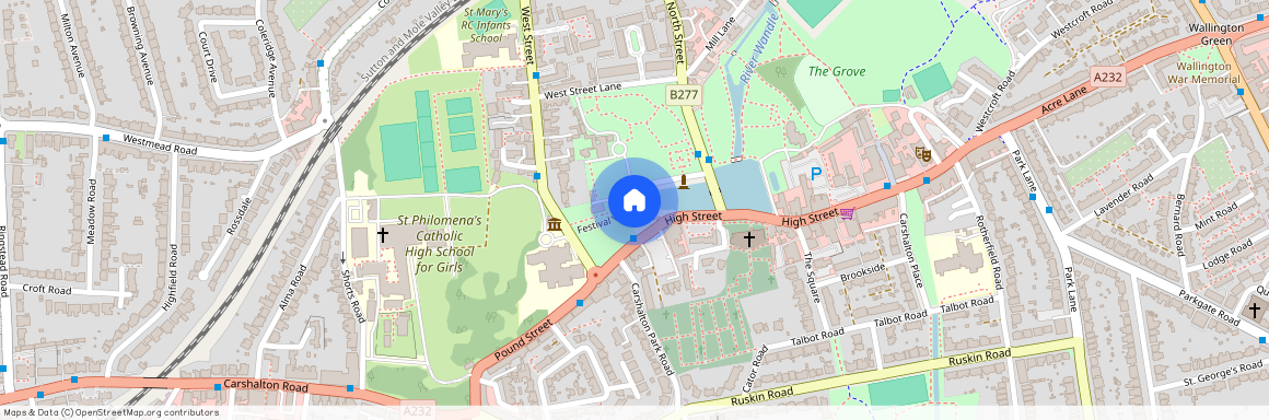 Colston Avenue, Carshalton, London Borough of Sutton, SM5