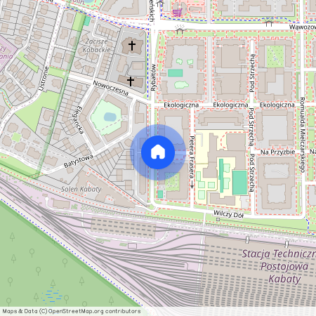 ul. Rybałtów, Kabaty, Ursynów, Warszawa, mazowieckie