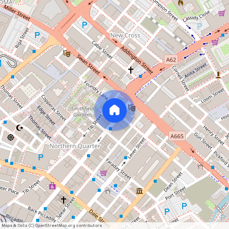 Oldham Street, Manchester, Greater Manchester, M4