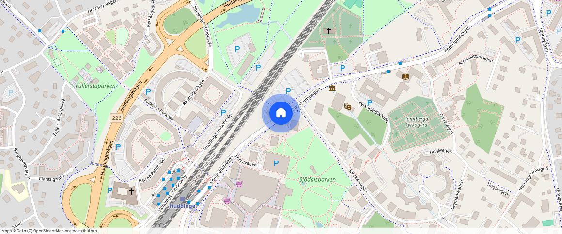 Kommunalvägen, Huddinge