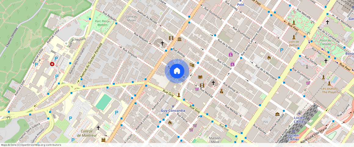 1155 Mackay Street, Ville-Marie, Ville-Marie, Ile de Montréal, H3G 2J1