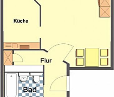 Wohnung, 2 Zimmer (56,69 m²) - Photo 3