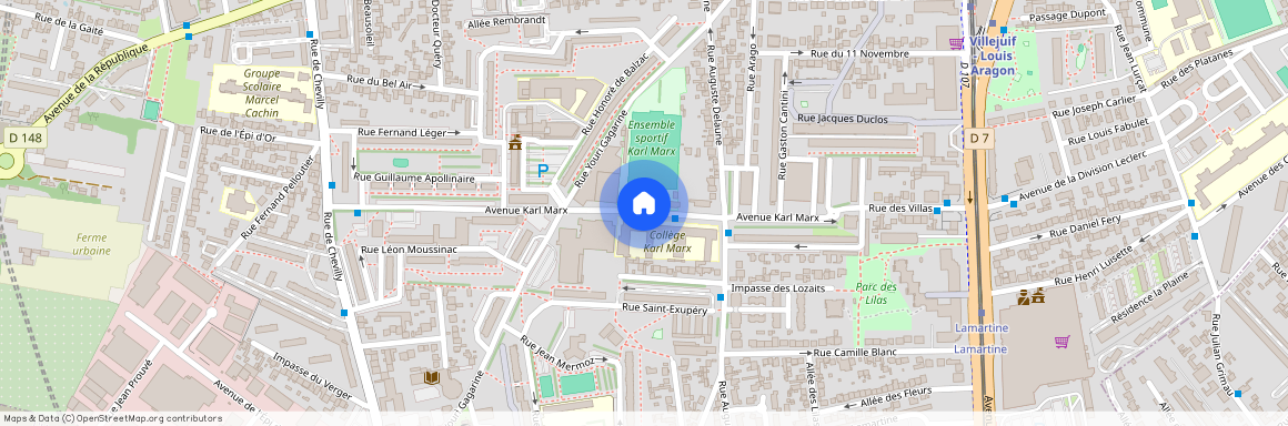 Avenue Karl Marx, Francja, Villejuif