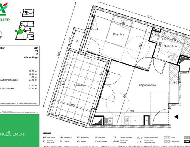 location Appartement T2 DE 37.15m² À MONTPELLIER - Photo 1