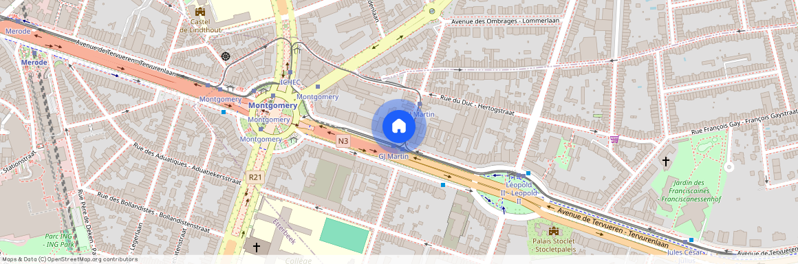 Rue Georges et Jacques Martin 2 / B, 1150 Sint-Pieters-Woluwe