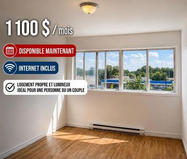 4½ lumineux – Pointe-aux-Trembles – 1 100 $ – Internet inclus - Photo 2