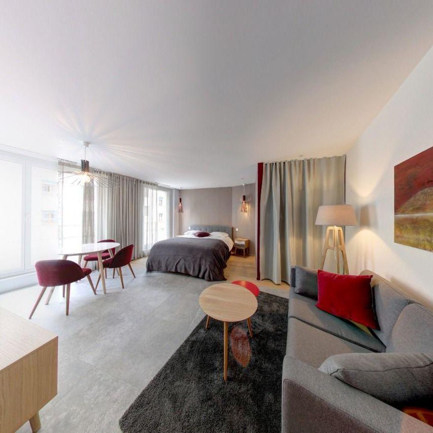 RÉSIDENCE MEUBLÉE DE STANDING "PETITE COUR" STUDIOS AVEC SERVICES HÔTELIERS - AUBERGINE - Foto 1
