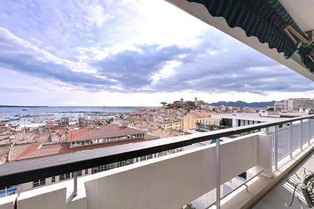 Cannes Centre - Spacieux appartement 3 pièces vue mer à louer à l'année - Photo 3