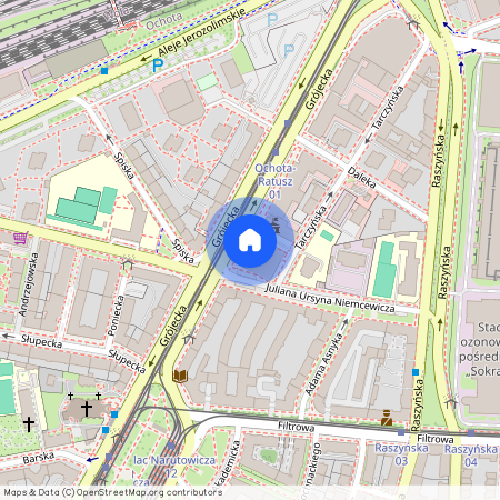 Grójecka 19/25, Stara Ochota, Ochota, Warszawa, mazowieckie