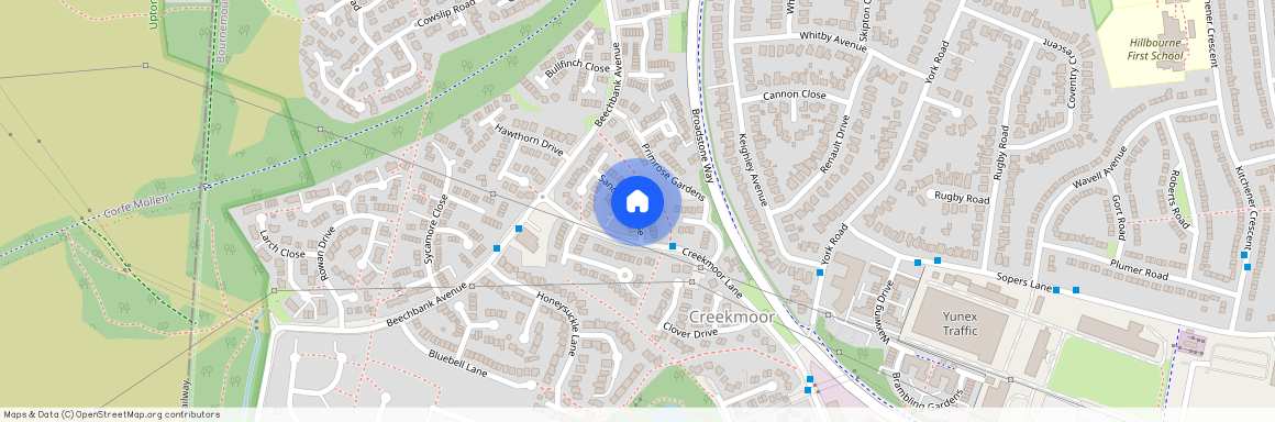 Primrose Gardens, Creekmoor