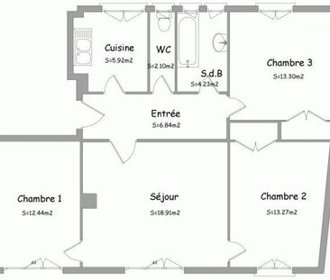 Location Appartement 4 pièces 77m² ORLEANS 45000 - Photo 2