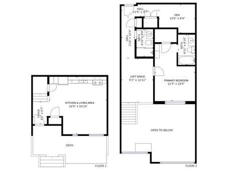 Landmark District: Lofted 1 bed+den Townhouse - Photo 3