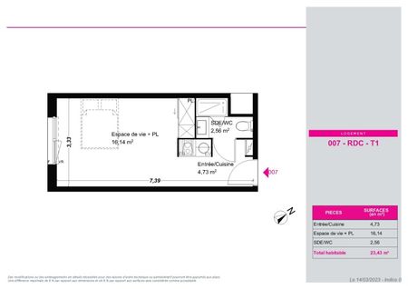 Location Appartement 1 pièce 23m² FRANQUEVILLE ST PIERRE 76520 - Photo 4