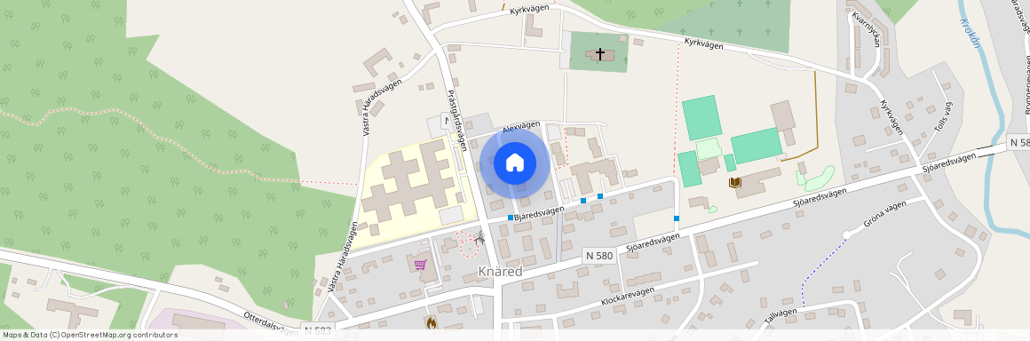 Alex väg 6 A, Knäred