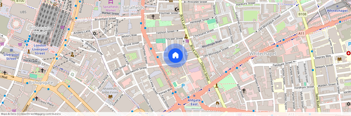 Thrawl Street, Aldgate, London, E1
