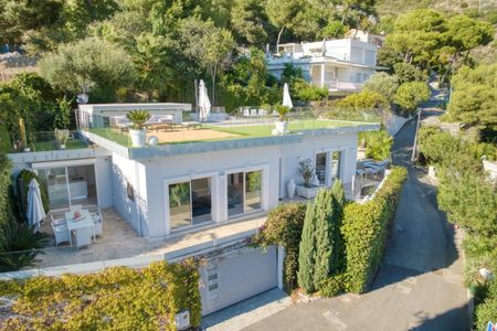 Éze – Location longue durée – Villa 4 suites & piscine avec vue mer panoramique - Photo 4