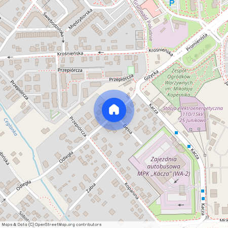 ul. Giżycka, Junikowo, Grunwald, Poznań, wielkopolskie