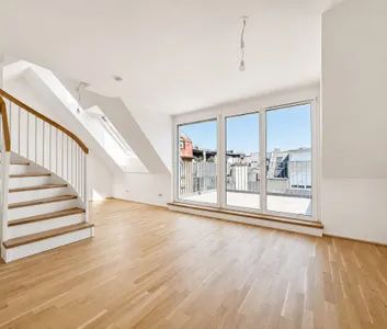Erstbezug: Moderne 2-Zi-DG-Wohnung mit Balkon, Klimaanlage & Aufzug in 1100 Wien! - Foto 2