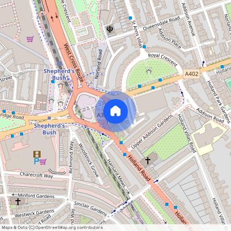 Holland Park Avenue, Holland Park, London, Royal Borough of Kensington and Chelsea, W11