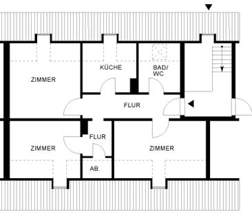 Dachgeschosswohnung in zentraler Lage // DG rechts - Foto 5