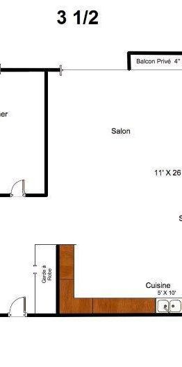 *Promo 1000$ Cession de bail 3½ in Lachine 1er juillet - Photo 1