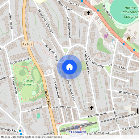 De Cham Road, St. Leonards-on-Sea