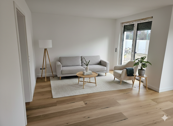 *** Sonnige 2 Zimmer Wohnung mit Garten, EBK und Stellplatz im Neubau *** - Photo 1