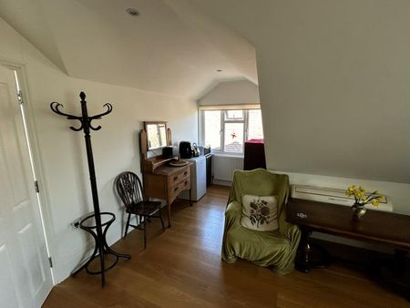 Large light double attic with en suite and kitchenette, front lounge and off street parking - Photo 3
