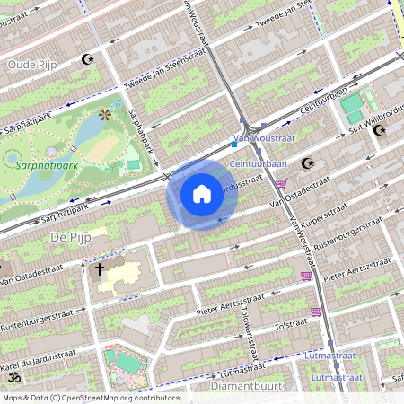 Sint Willibrordusstraat 107-A, Van der Helstpleinbuurt, 1073VB, Amsterdam