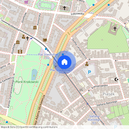 ul. Karmelicka, Piasek, Stare Miasto, Kraków, małopolskie
