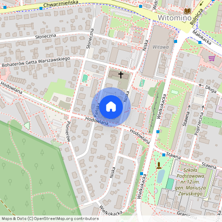 ul. Konwaliowa, Witomino-Leśniczówka, Gdynia, pomorskie