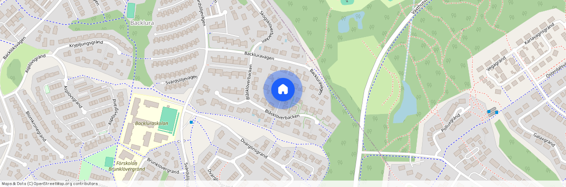 Blåsklöverbacken, Stockholm