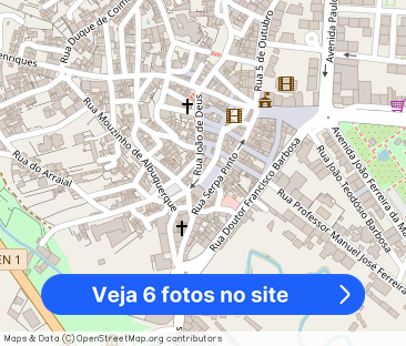Quarto centro Rio Maior em vivenda mobilada e equipada - Foto 1