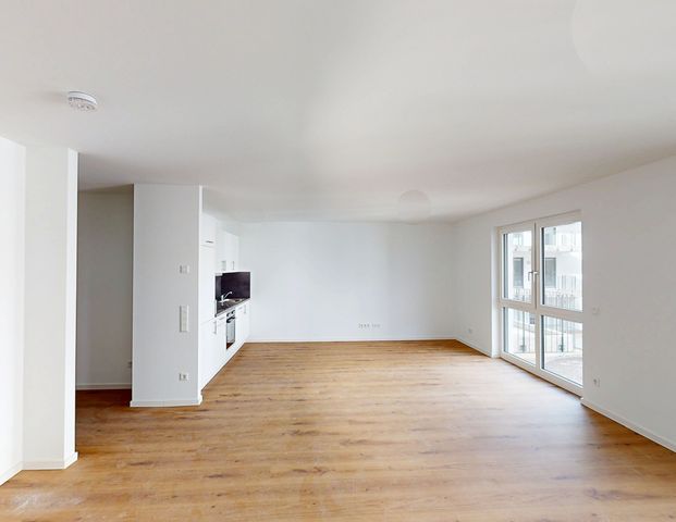 Die Verwinkelte: 3-Zimmer-Neubauwohnung mit EBK und Balkon - Foto 1