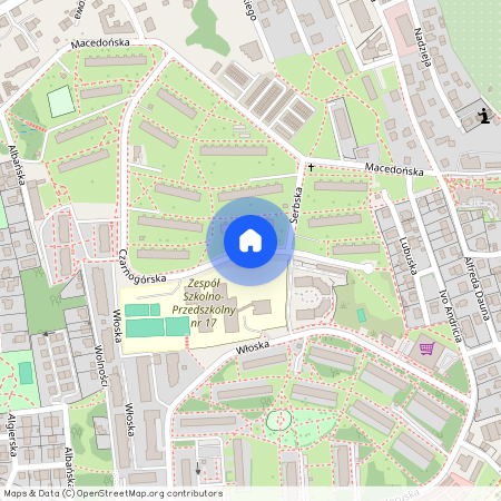 ul. Czarnogórska, Wola Duchacka, Podgórze Duchackie, Kraków, małopolskie