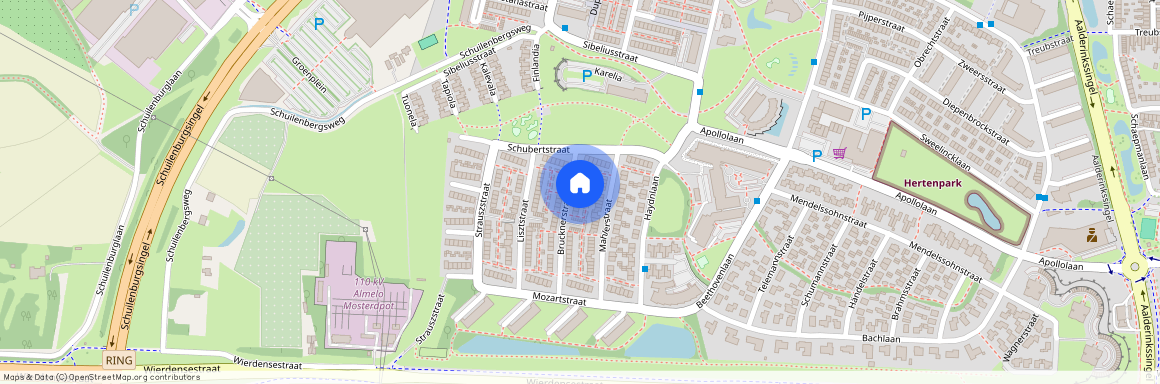 Brucknerstraat 12, Aalderinkshoek Zuidwest, 7604HG, Almelo